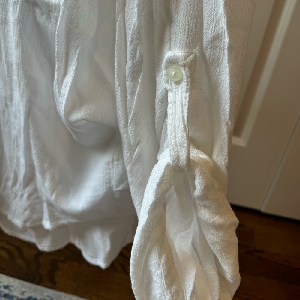 Oversized White Button Down - image 3